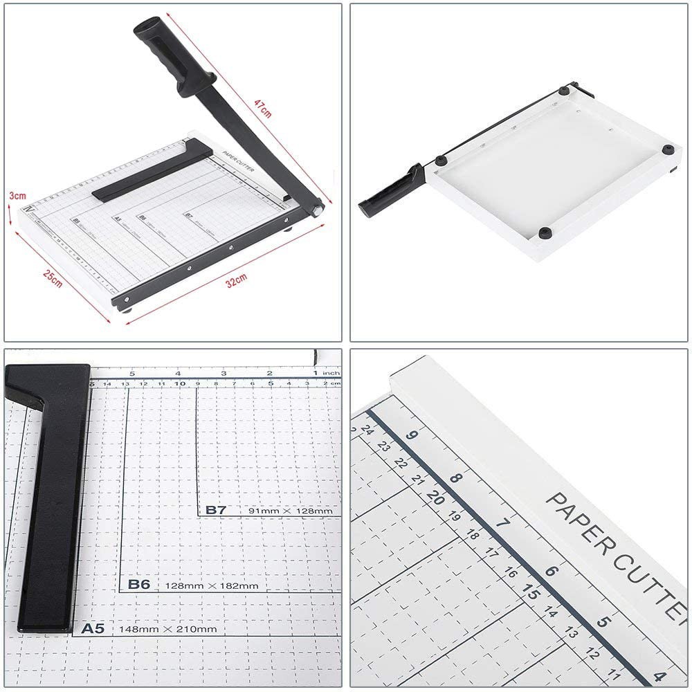 Tagliacarte con griglia A4 e righello art....