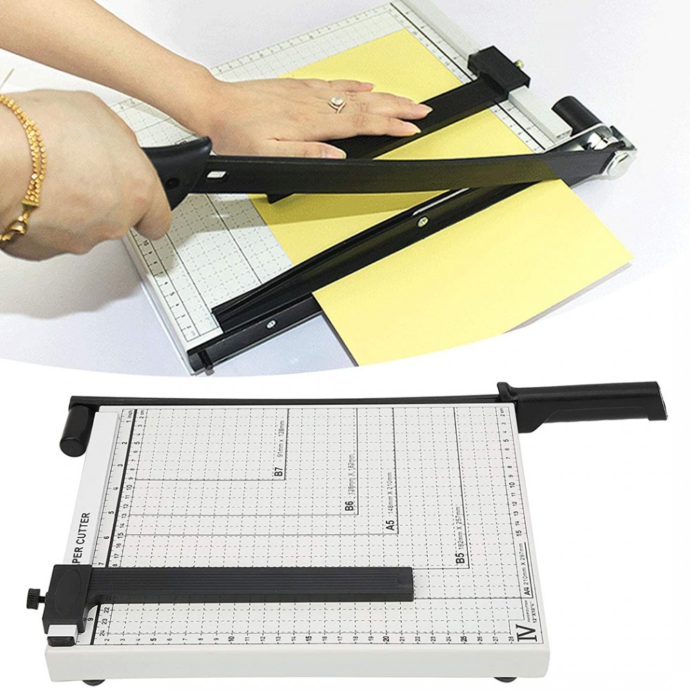 Tagliacarte con griglia A4 e righello art....