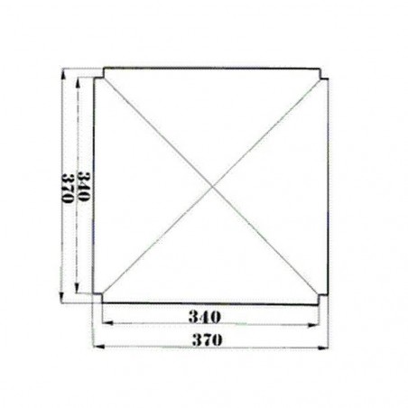 Kit 2 pz Ricambio Seduta 998 in Paglia con Angoli Fondo Sedia Sigfrido 37x37cm