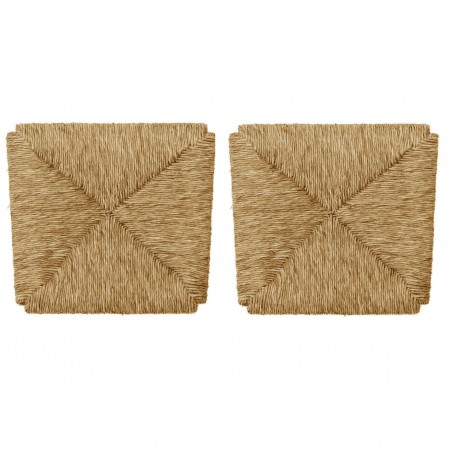 Kit 2 pz Ricambio Seduta 996 in Paglia Fondo per Sedia Arte Povera 33x37