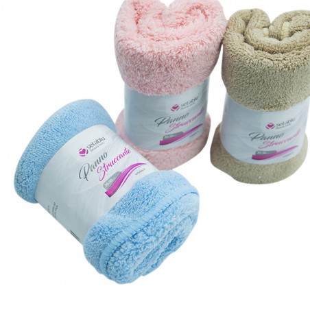 Panno Struccante in microfibra superfine lavabile art. 59159 per viso 30x30cm