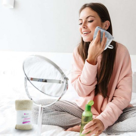 Panno Struccante in microfibra superfine lavabile art. 59159 per viso 30x30cm