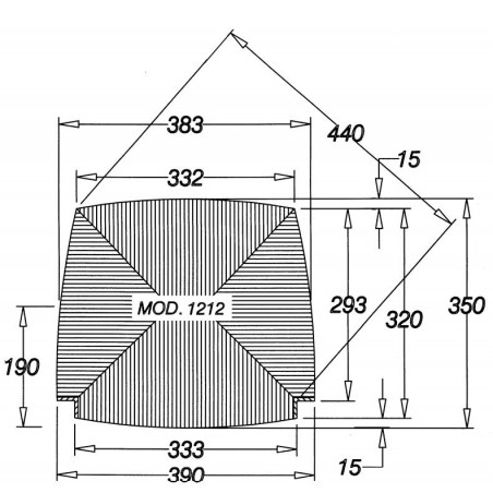 Kit 4 pz Ricambio Seduta 1212 in Paglia Naturale Fondo Sedia Paesana 35x38 cm