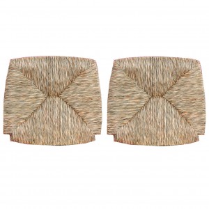 Kit 2 pz Ricambio Seduta 1212-R in Paglia Fondo Sedia...