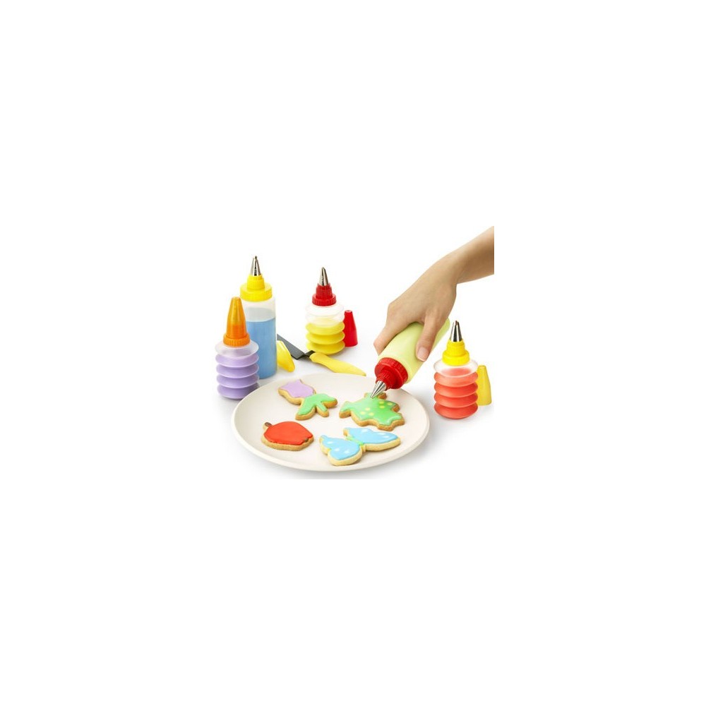 Set di decorazione torte cupcakes dolci biscotti 19 pz torta decora