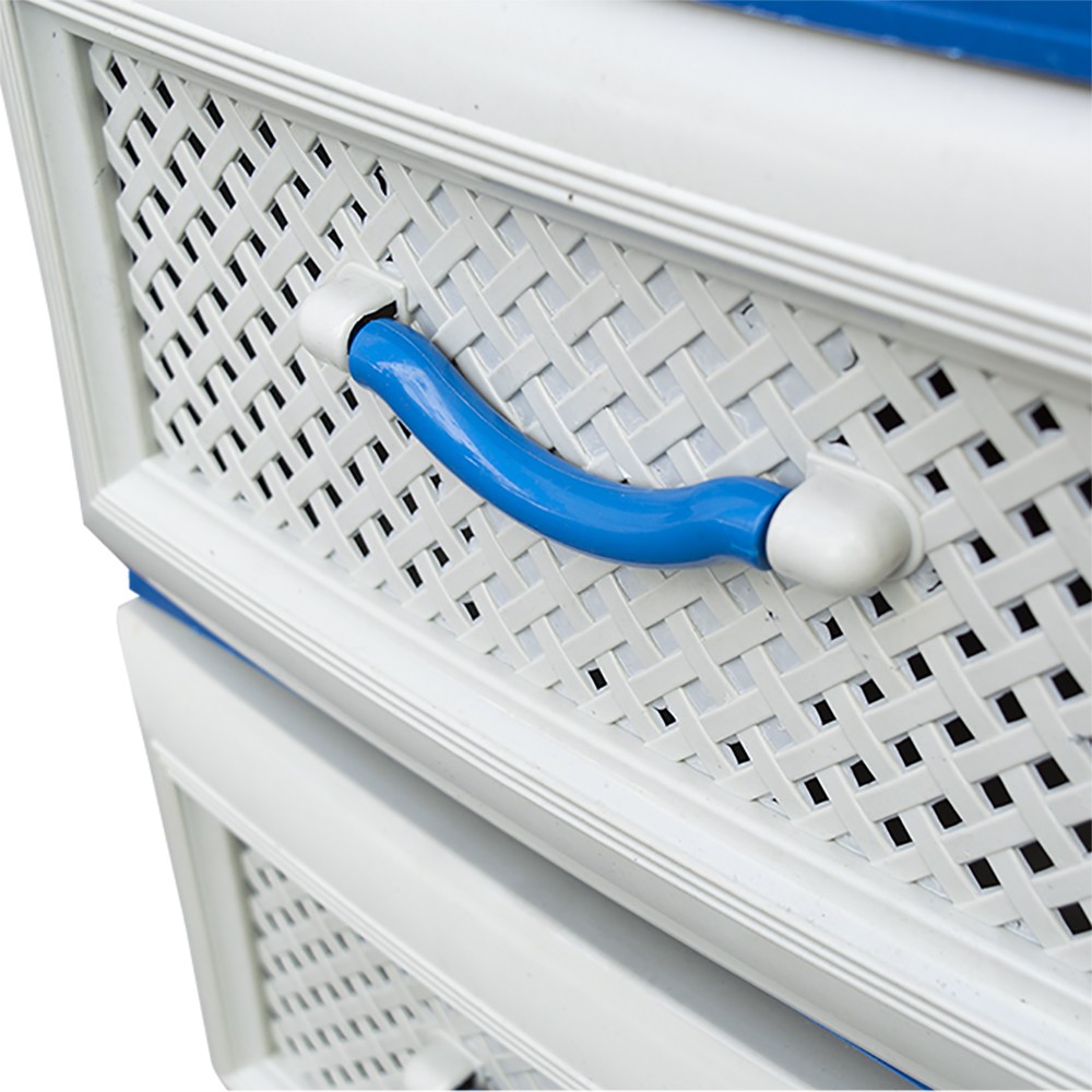 Cassettiera salvaspazio 4 cassetti in plastica...