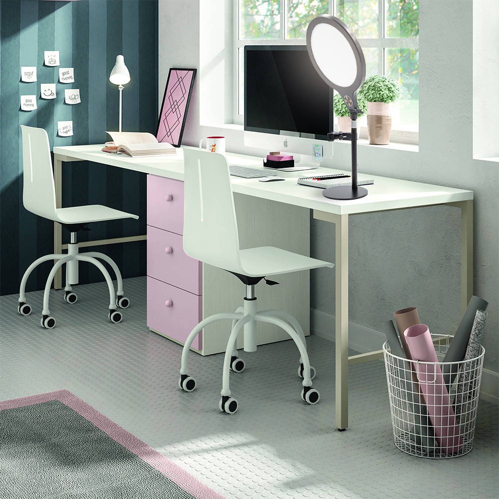 Lampada Led selfie da tavolo 26 cm con supporto...