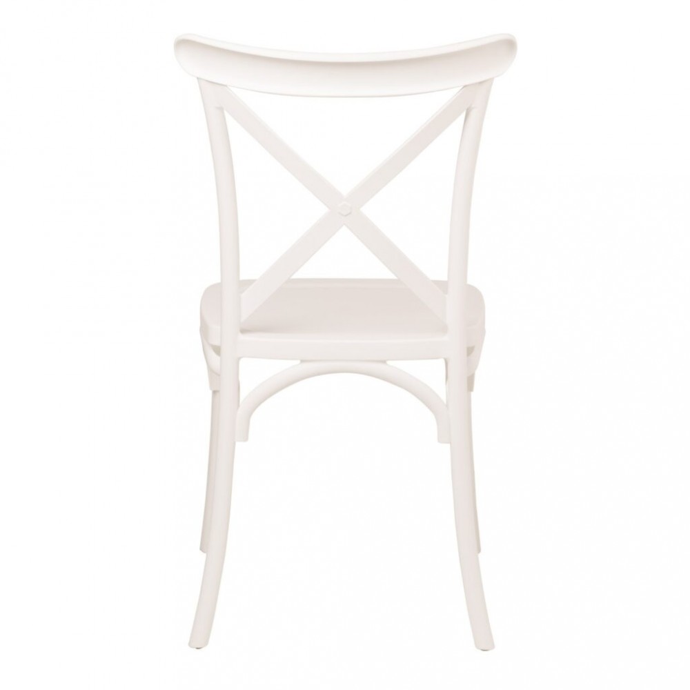 Set 2 sedie Country realizzata in polipropilene rinforzata con fibra di vetro
