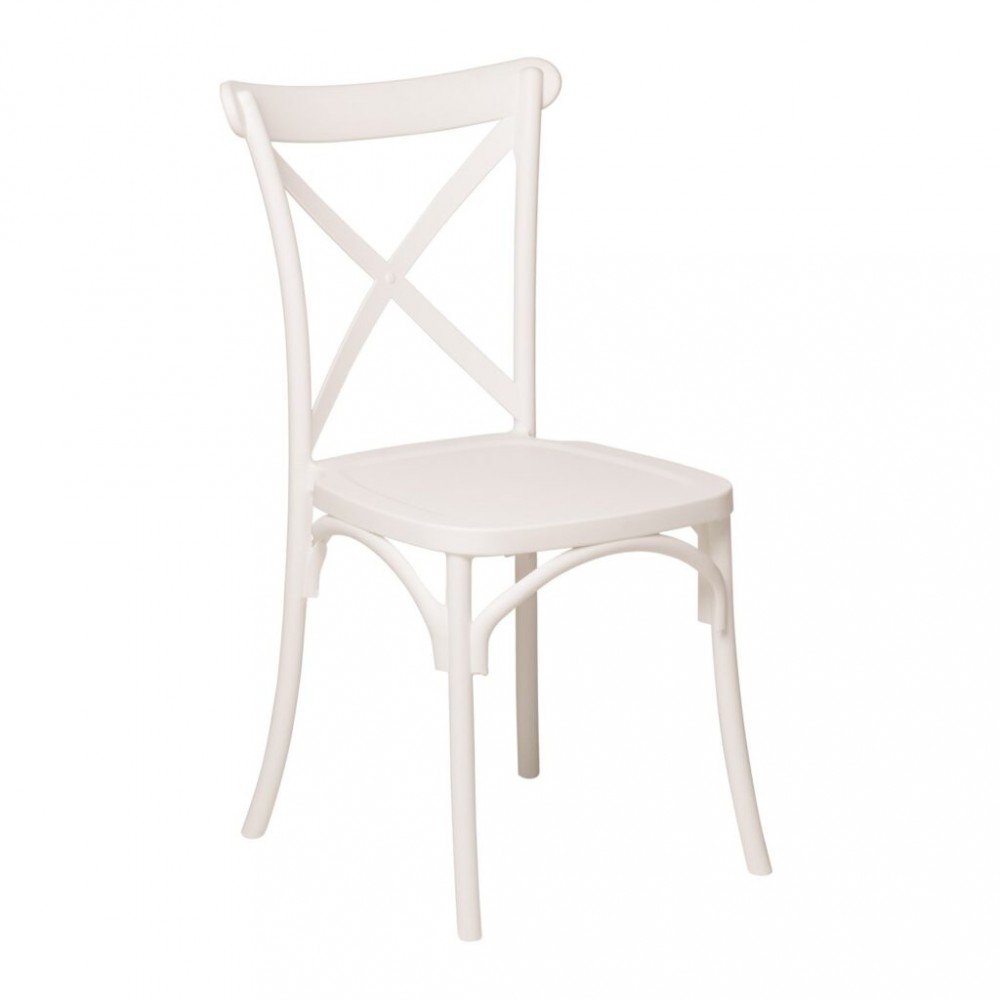 Set 2 sedie Country realizzata in polipropilene...