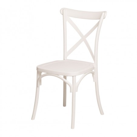 Set 2 sedie Country realizzata in polipropilene rinforzata con fibra di vetro