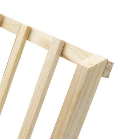 Organizer portariviste da terra 440704 in legno chiaro richiudibile 22x38xH33 cm