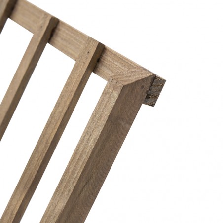 Organizer portariviste da terra 440711 in legno scuro richiudibile 22x38xH33 cm