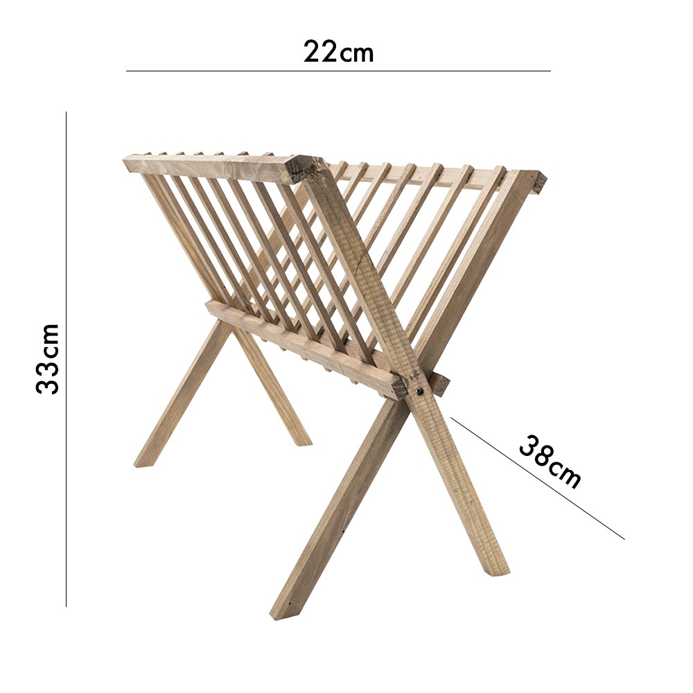 Organizer portariviste da terra 440711 in legno...
