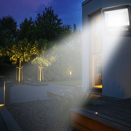 Faro Luce Led 112850 da Esterno 400W Impermeabile IP66 6000K Luce Fredda