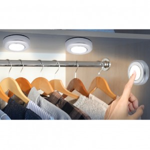 Lampada Push adesiva luce emergenza portatile a batteria... 2