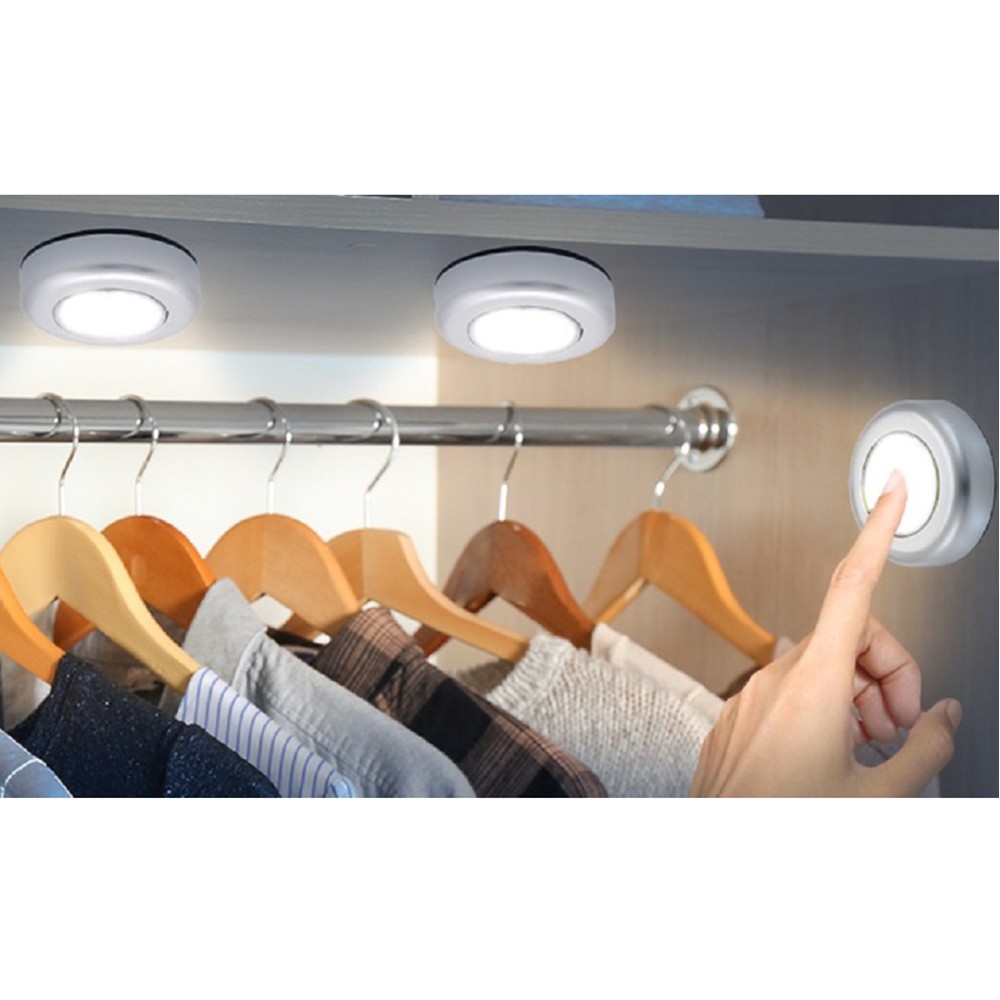 Lampada Push adesiva luce emergenza portatile a...