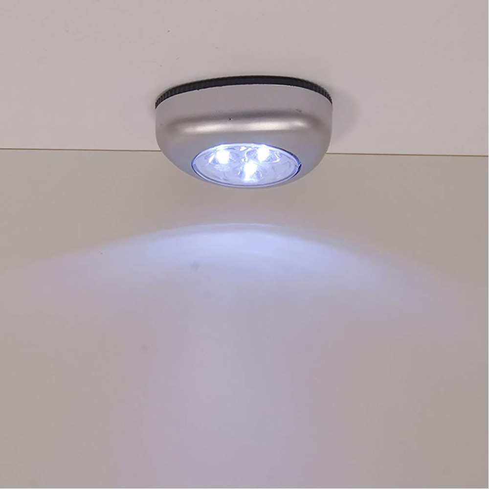 Lampada Push adesiva luce emergenza portatile a...