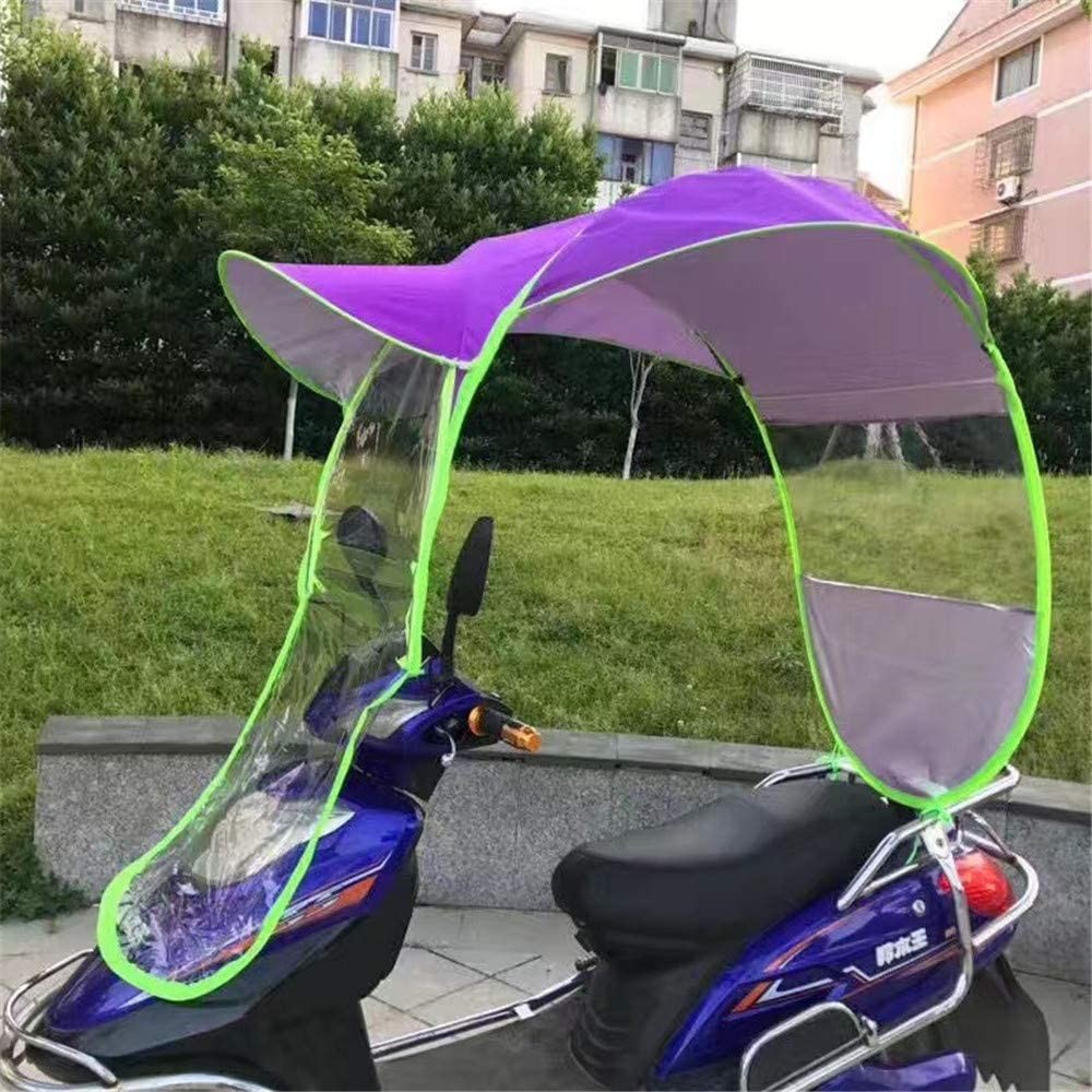 Image of Copertura universale impermeabile 001839 protezione bici e motorini elettrici Viola