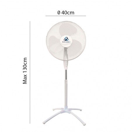 Ventilatore a Piantana MyIdea All Ways Connessione a Infrarossi Pale da 40 cm