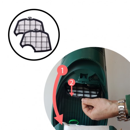 Kit Ricambi Vk 140-141 Compatibili Folletto 12 Sacchetti 2 Griglie e 12 Profumi