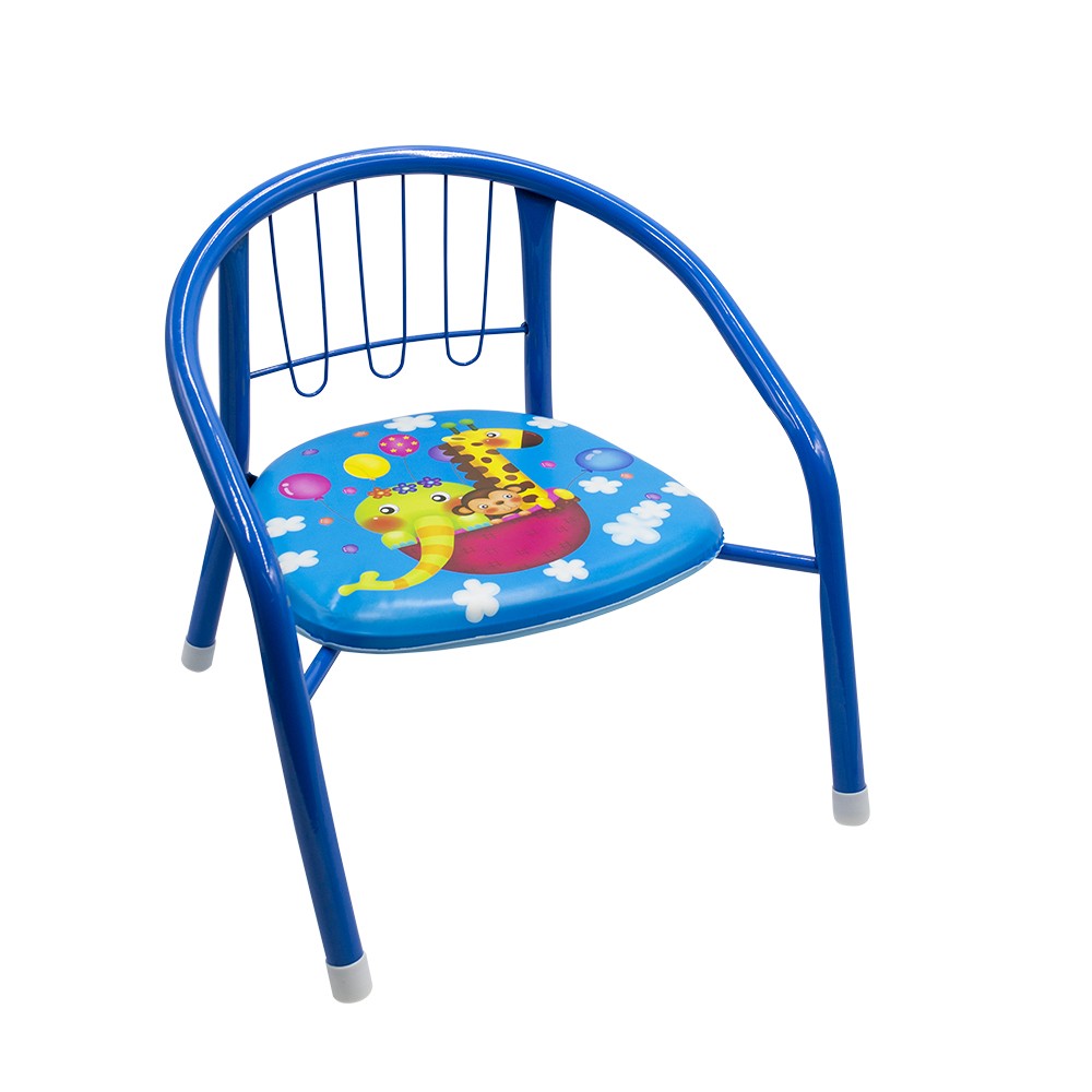 155352 Sedia colorata per bambini in metallo con fischietto integrato 15Kg max