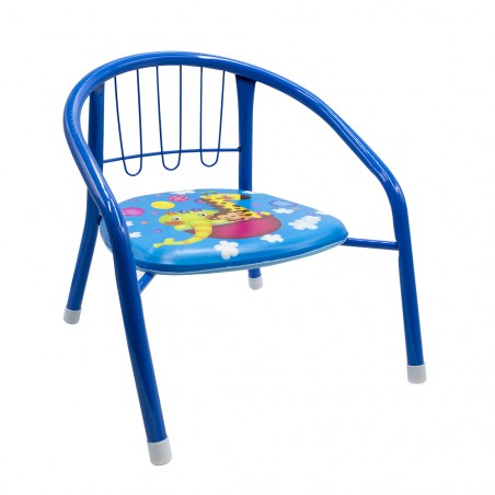 155352 Sedia colorata per bambini in metallo con fischietto integrato 15Kg max