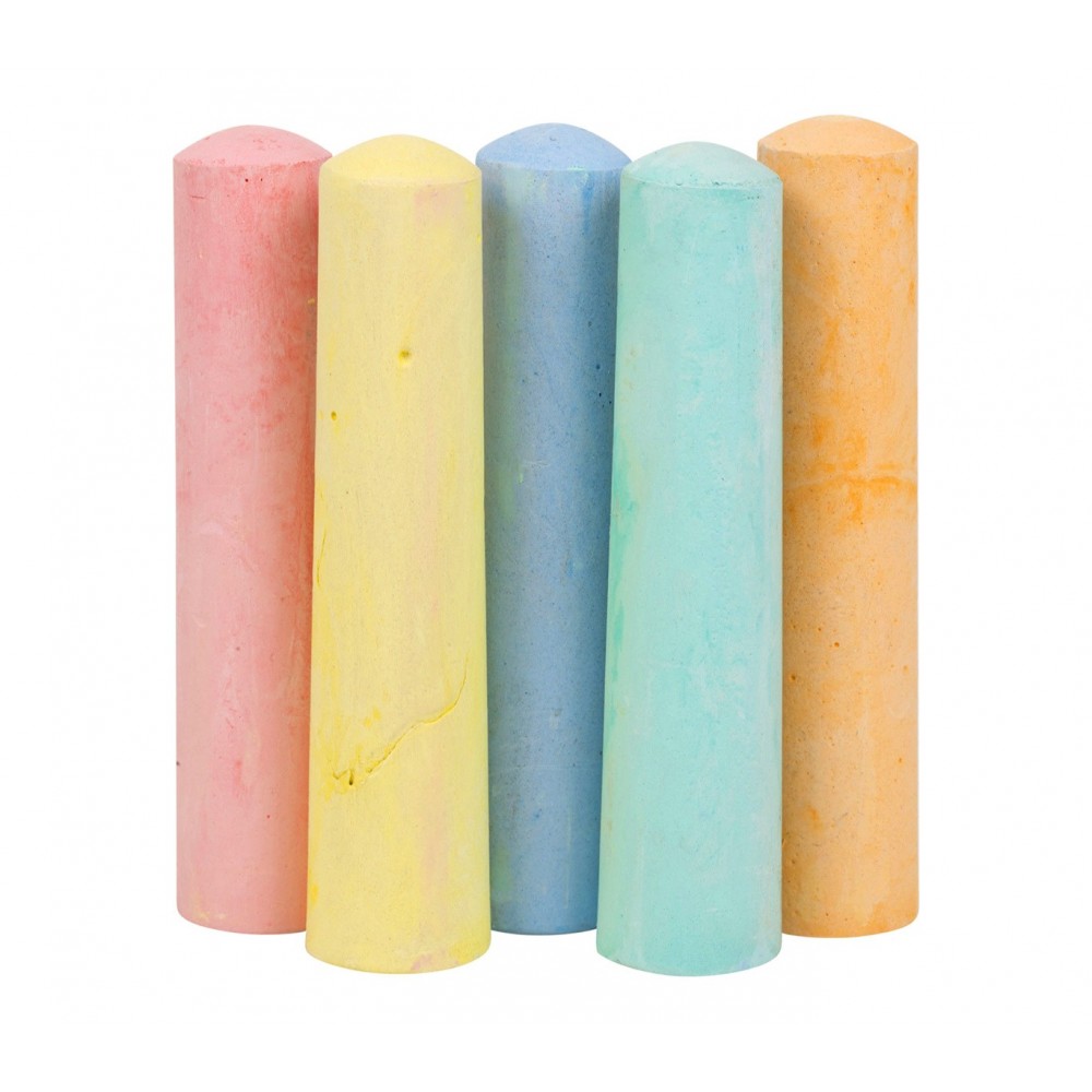 9726 Confezione di 15 MAXI gessi colorati per disegni su strada