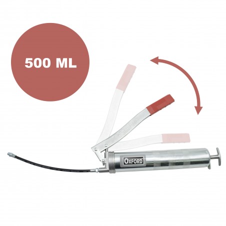Ingrassatore manuale Oxford art. 472198 con testina professionale 500ML