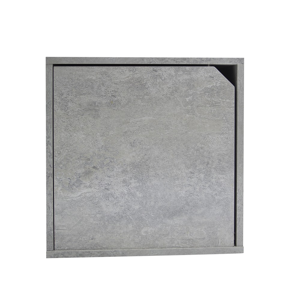 Cubo Modulare Libreria 13232 Cemento Frassinato...