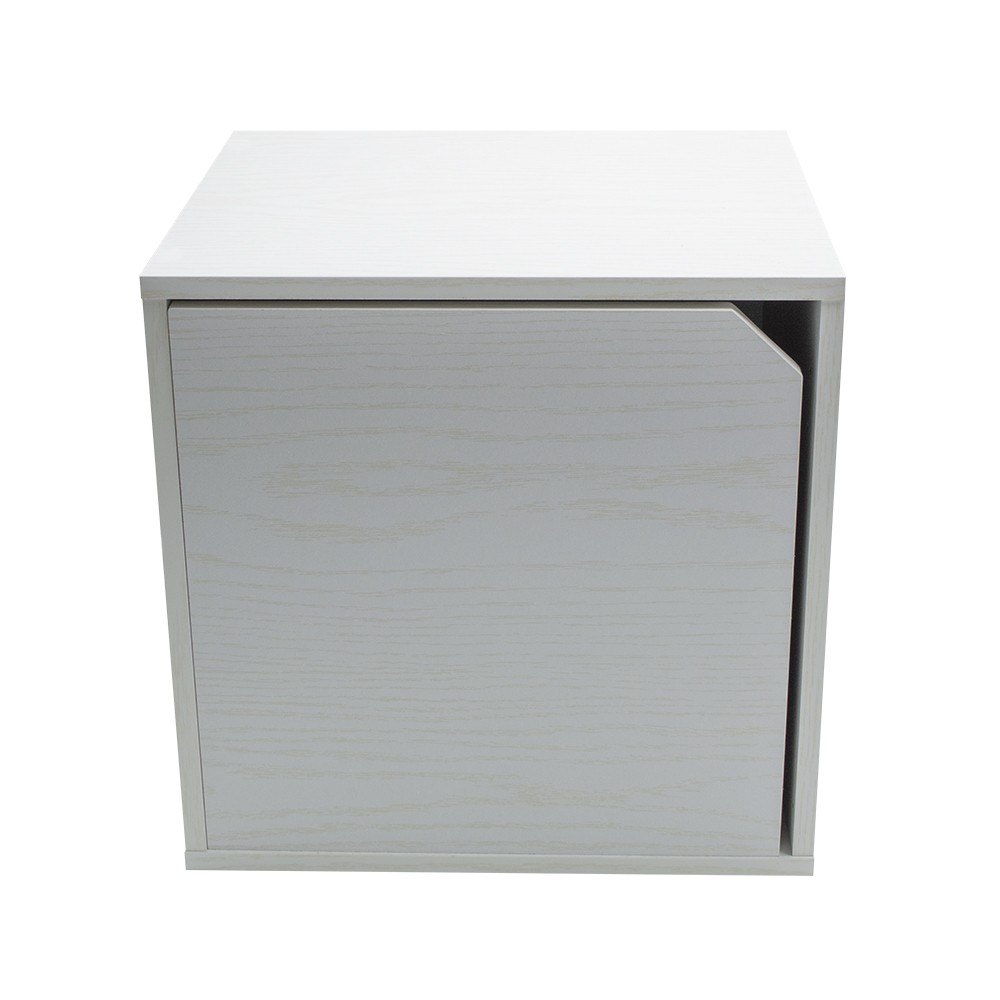 Cubo Modulare Libreria 13232 Cemento Frassinato...