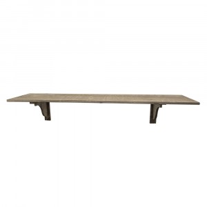 Mensola Portaoggetti 416792 in Legno Colore Noce 20x75cm... 2