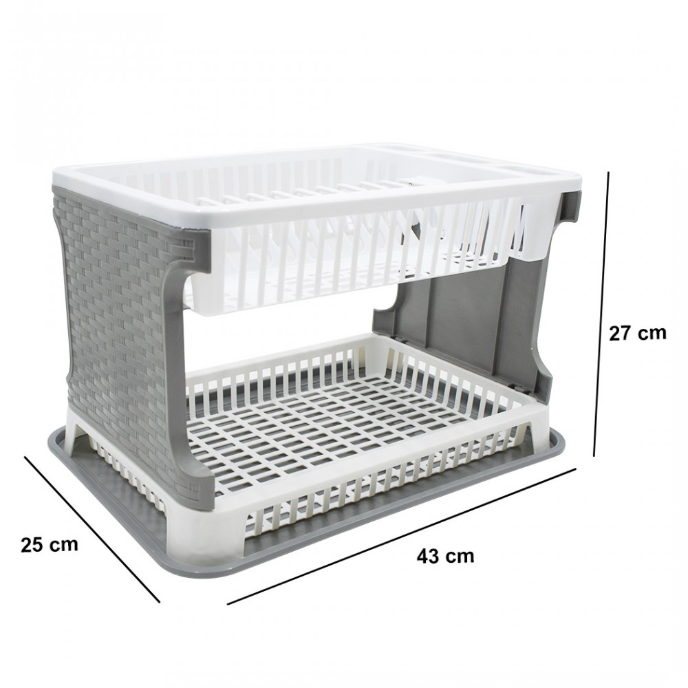 Scolapiatti da Appoggio in Plastica 26029 2...