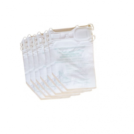 Ricambi Compatibili Folletto Modello VK 135-136 Kit 12 Sacchetti e 12 Profumini