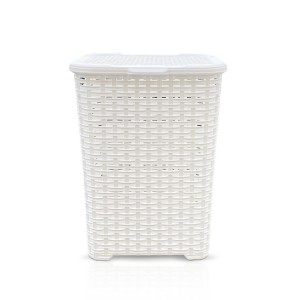 Set 3pz Accessori Bagno Rattan 304636 Cesto Biancheria... 2