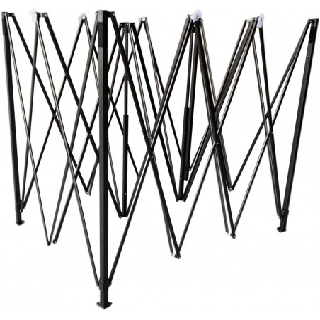 Gazebo Giardino Richiudibile a Fisarmonica Multiuso 3x3mt Telo Impermeabile