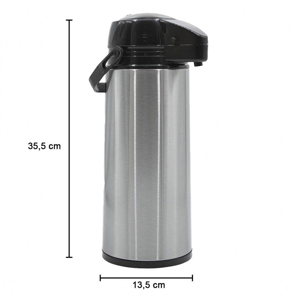 Thermos a Rubinetto 240897 Dispenser in Acciaio...