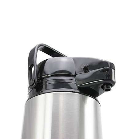 Thermos a Rubinetto 240897 Dispenser in Acciaio con Coperchio Doppia Parete 1,9L