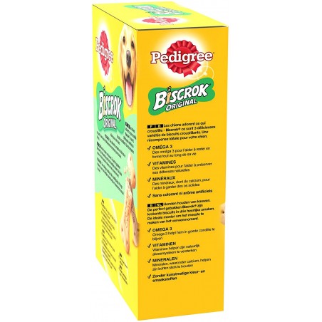 Pedigree Biscrock Orginal Biscotti Croccanti per Cani in 3 gustose varietà 500 g