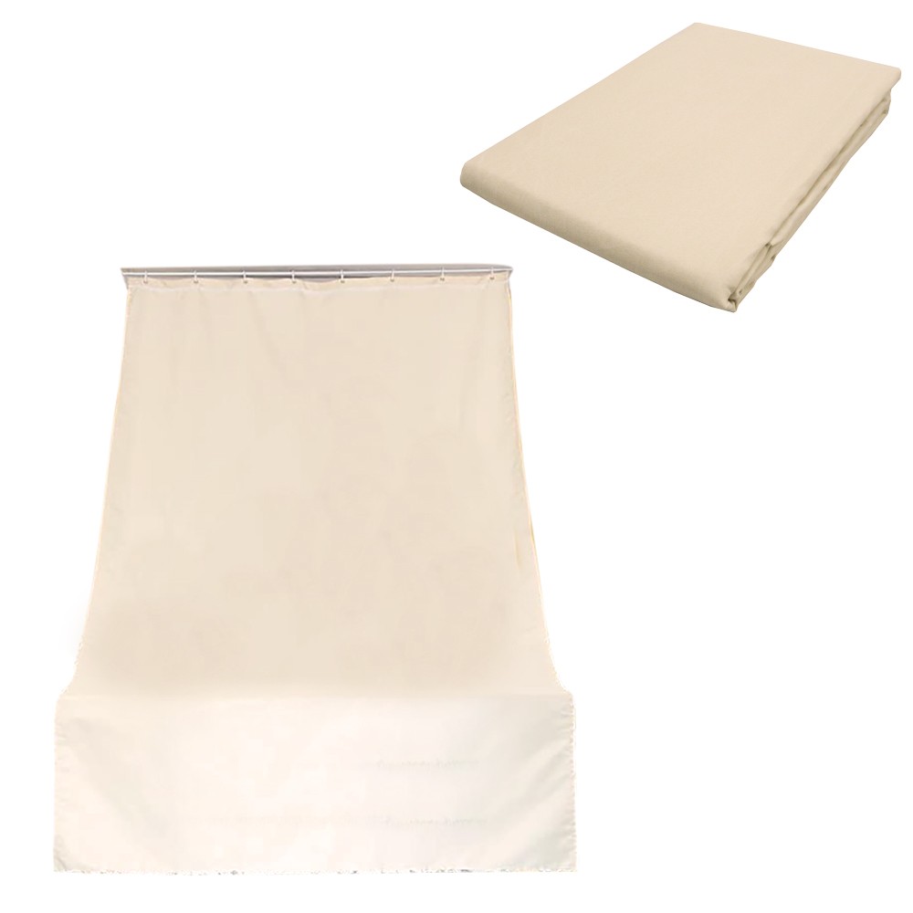 Evertop Giardino Tenda da Sole 240267 con anelli rinforzati BEIGE 200x290cm