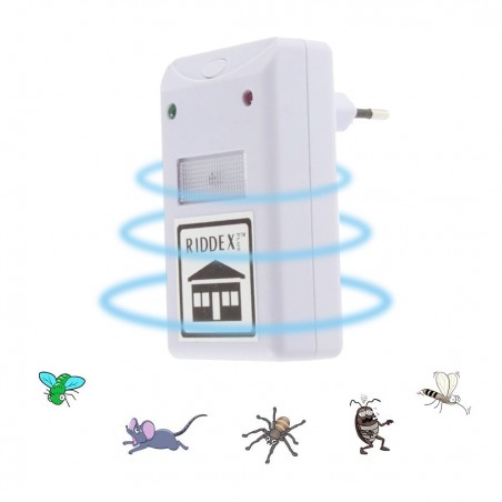 Repellente ad Ultrasuoni Alta Potenza Elettrico Contro Topi e Insetti