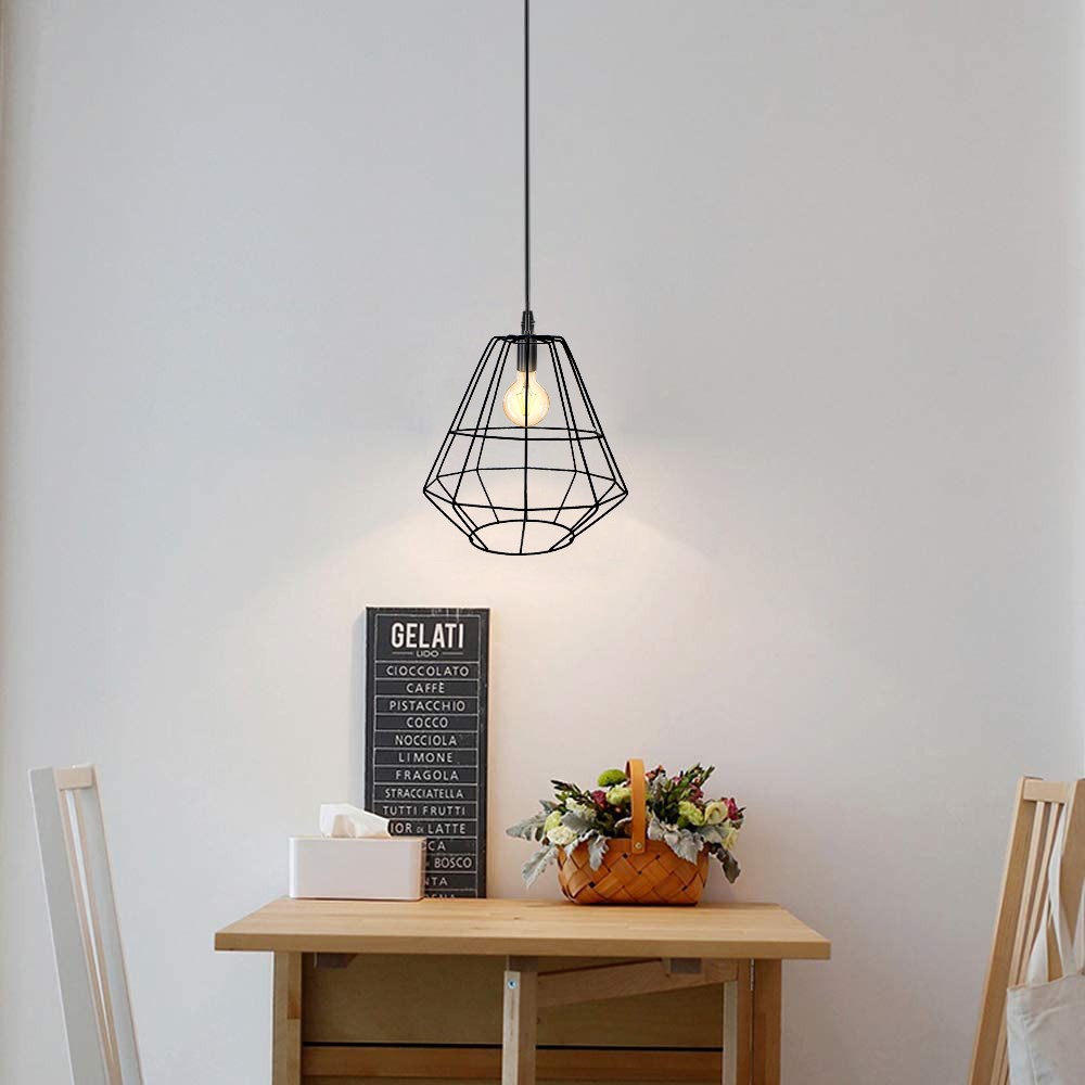 Lampadario a Sospensione Industriale Retrò...