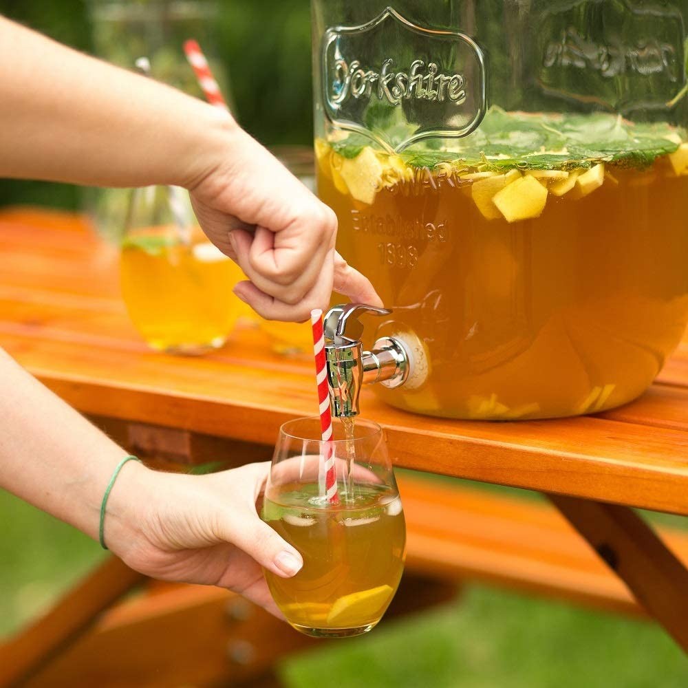 Set 2 Distributori in Vetro 225036 per Bevande...