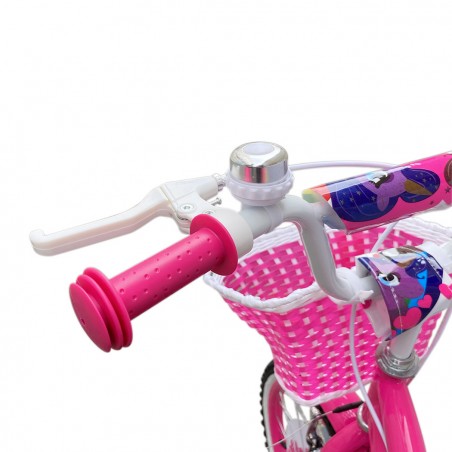 Bicicletta UNICORNO BKT taglia 20 bici per bambina Con cestino età 7 - 13 anni