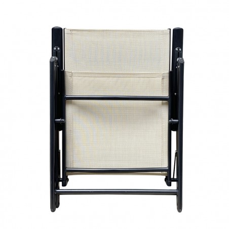 2pz Sdraio Relax Sedia Regolabile Tessuto Textilene per Esterno Arredo Giardino