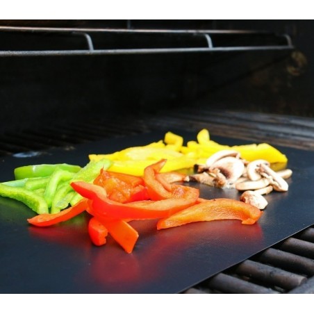 Tappetino per griglia 40 x 33 cm adatto a forno e barbecue 3582 antiaderente
