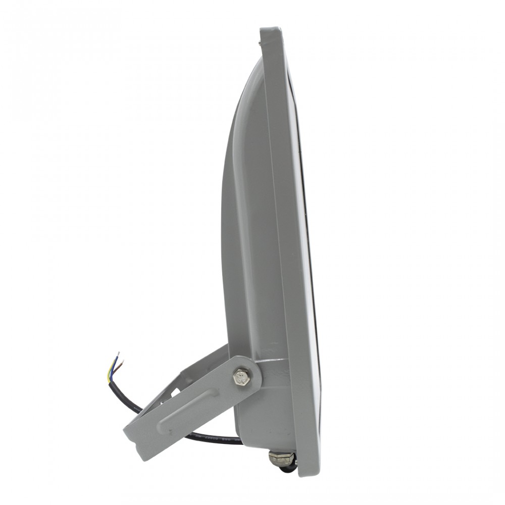 Faro led slim 50w luce fredda con staffa a 120°...