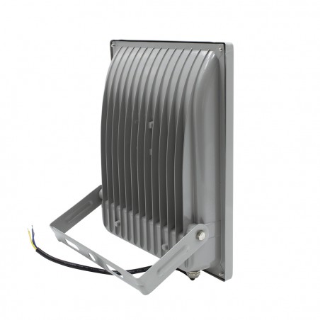 Faro led slim 50w luce fredda con staffa a 120° di angolazione e protezione IP66