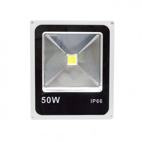 Faro led slim 50w luce fredda con staffa a 120° di angolazione e protezione IP66