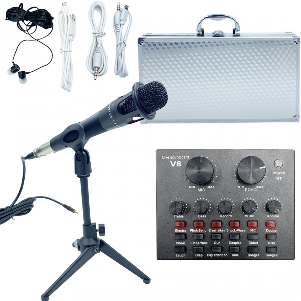 Valigetta kit studio di registrazione con...