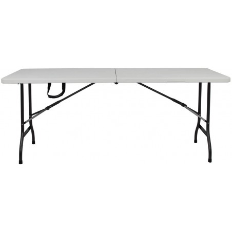 Tavolo Pieghevole SILVERA XL Trasportabile a Valigetta da Giardino 244X76X74 cm